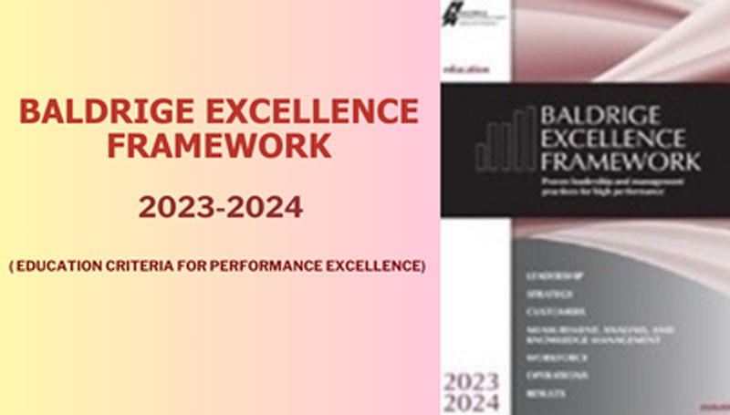BALDRIGE EXCELLENCE FRAMEWORK